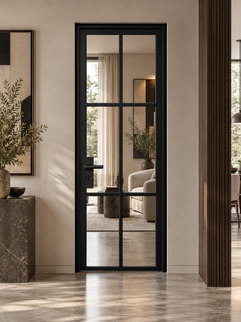 TORAVÉ Solis — 6-Lite Glass Single Door
