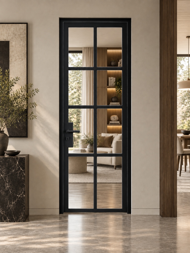 TORAVÉ Solis — 8-Lite Glass Single Door