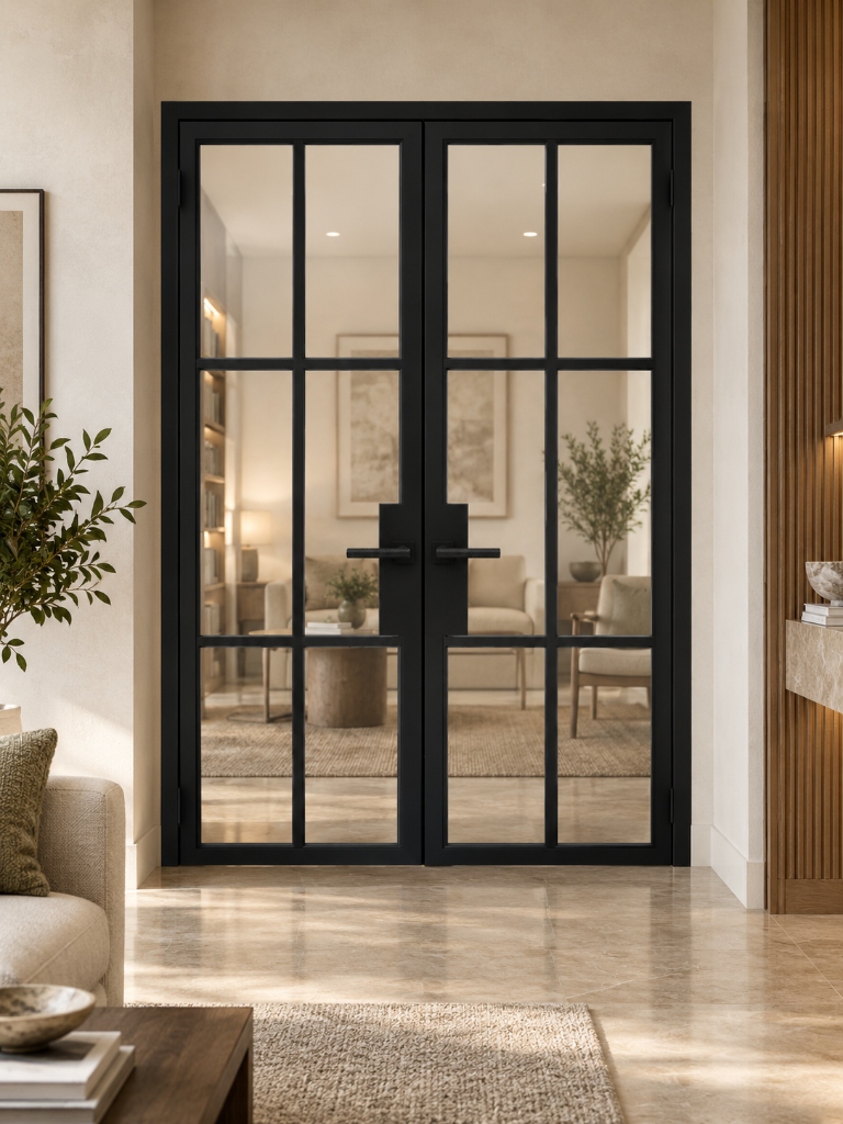 TORAVÉ Solis — 6-Lite Glass Double Door