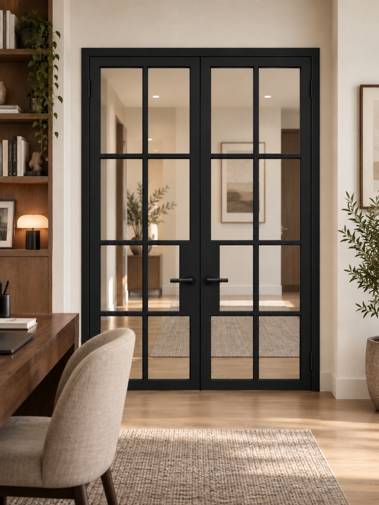 TORAVÉ Solis — 8-Lite Glass Double Door